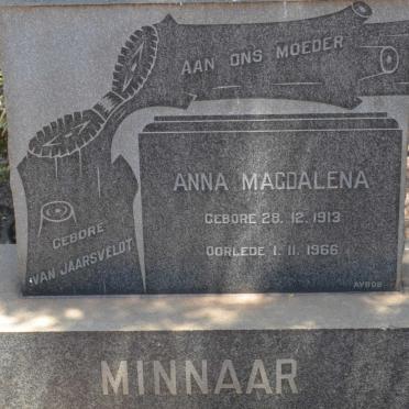 MINNAAR Anna Magdelena nee VAN JAARSVELDT 1913-1966