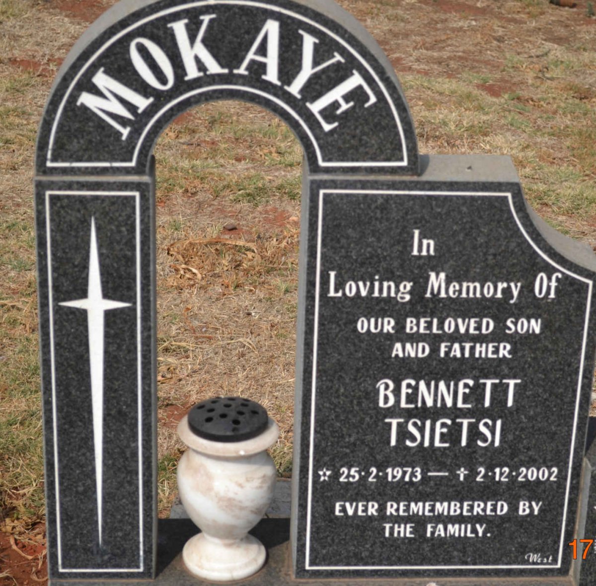 MOKAYE Bennett Tsietsi 1973-2002