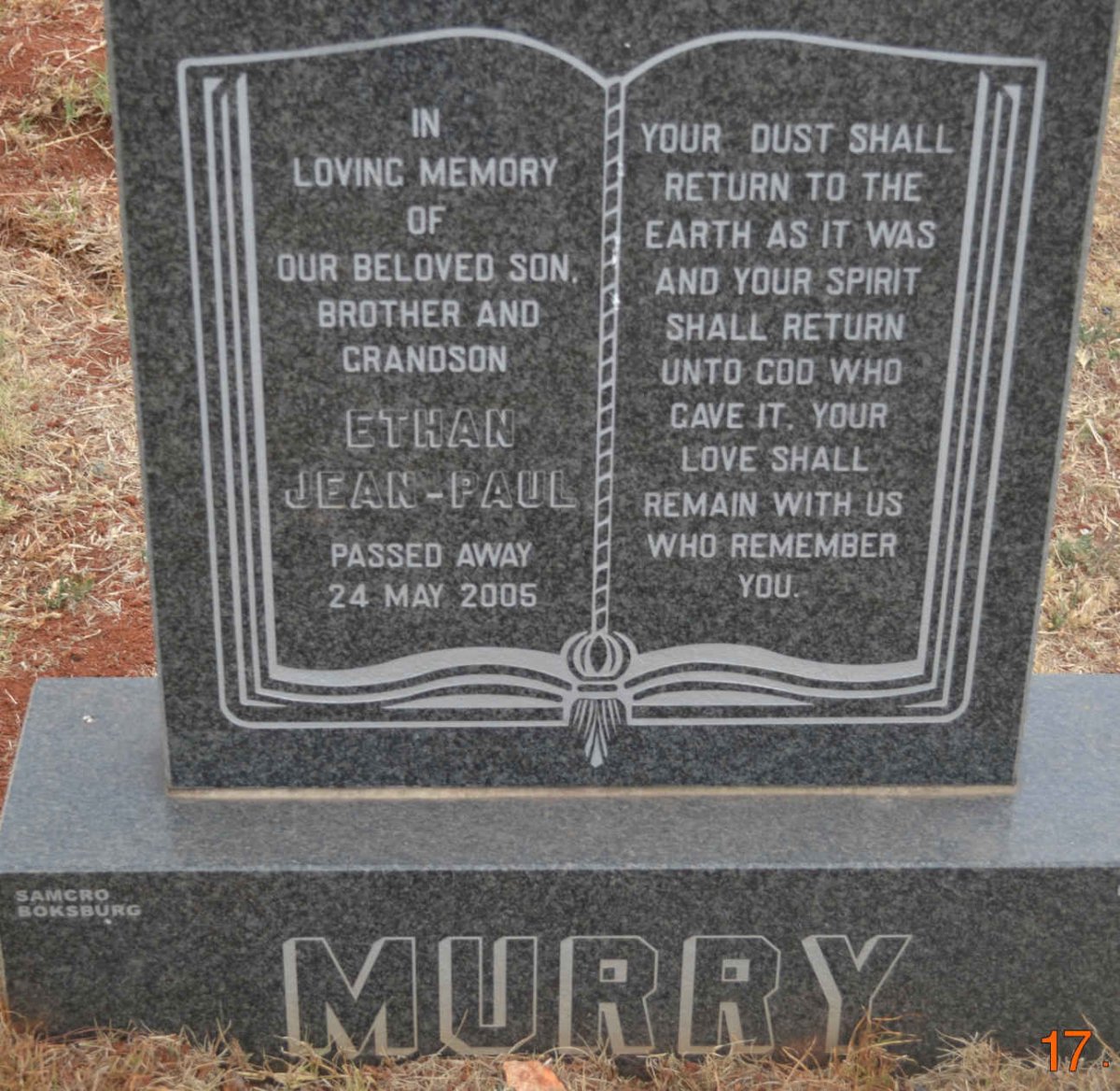MURRY Ethan Jean-Paul -2005
