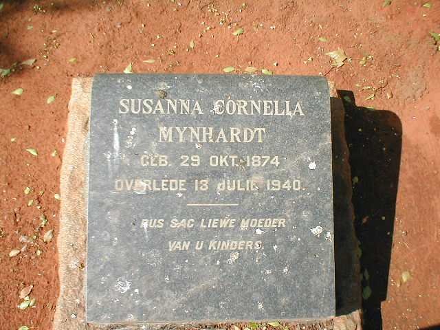 MYNHARDT Susanna Cornelia 1874-1940