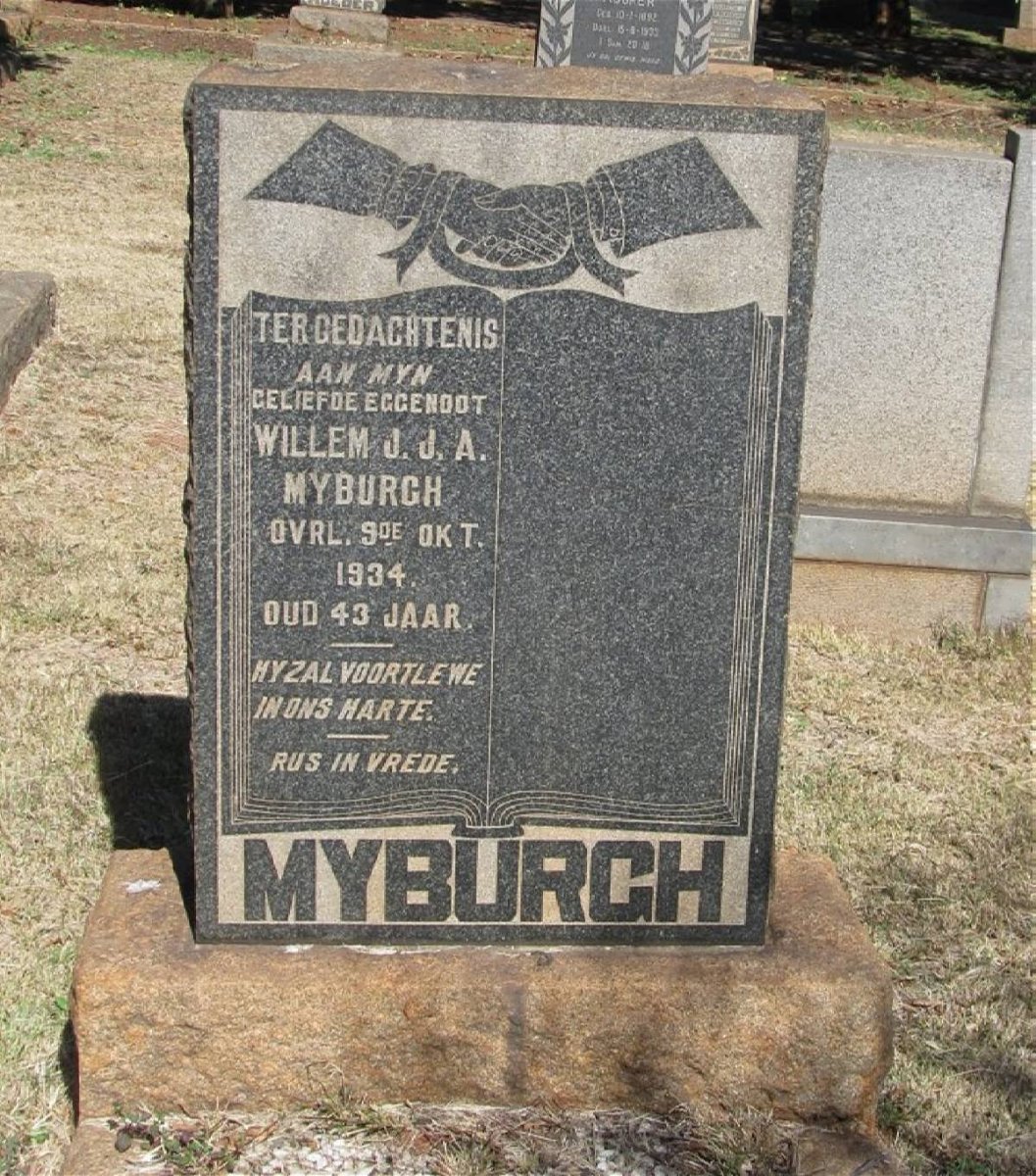 MYBURGH Willem J.J.A. -1934