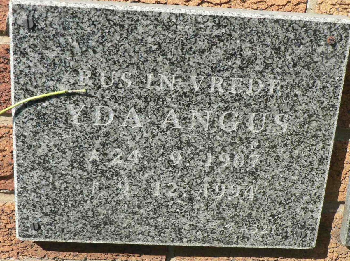 ANGUS Yda 1907-1994