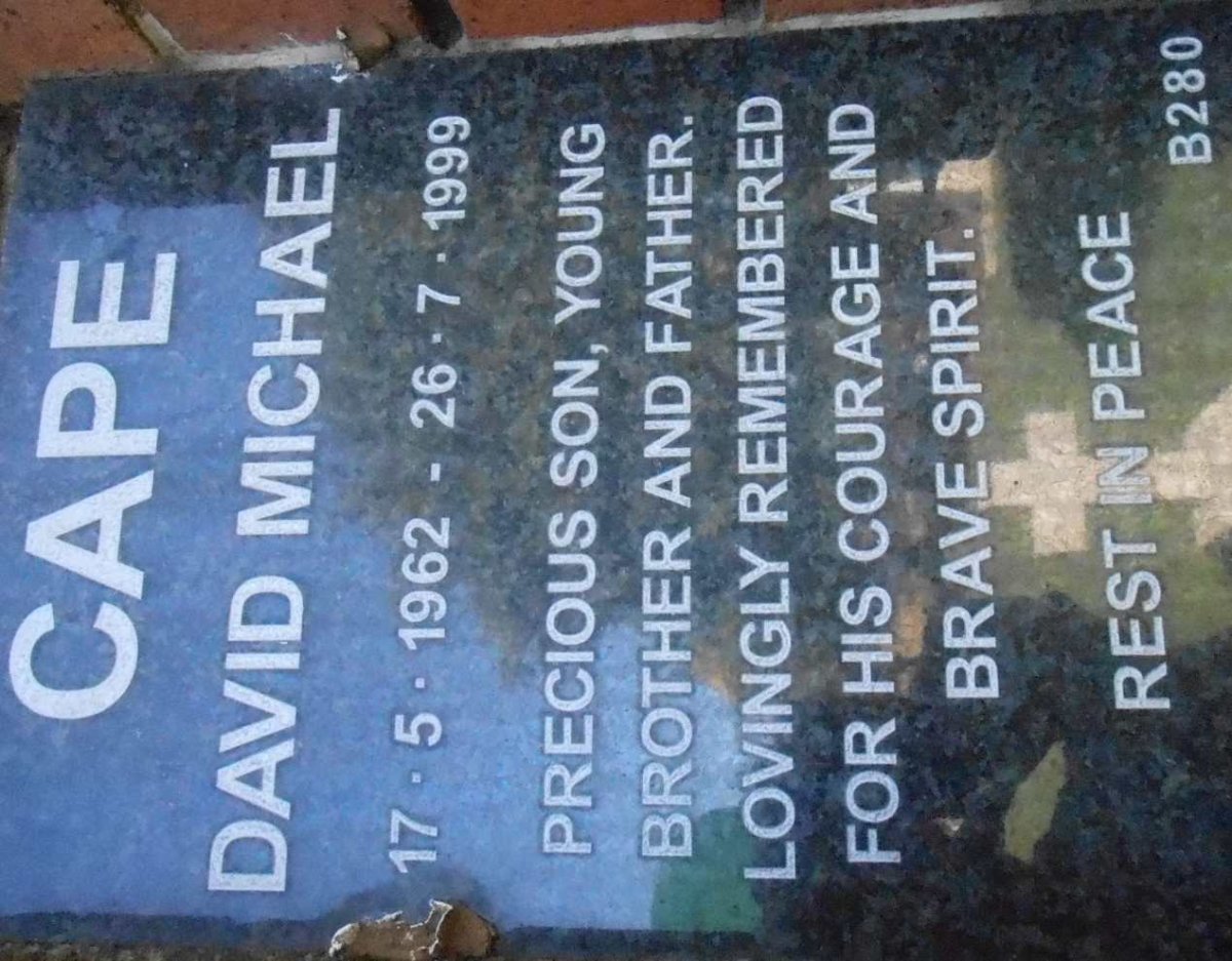 CAPE David Michael 1962-1999