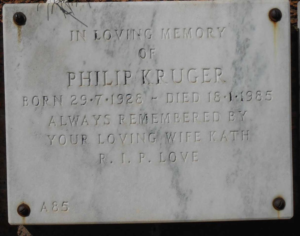 KRUGER Philip 1928-1985
