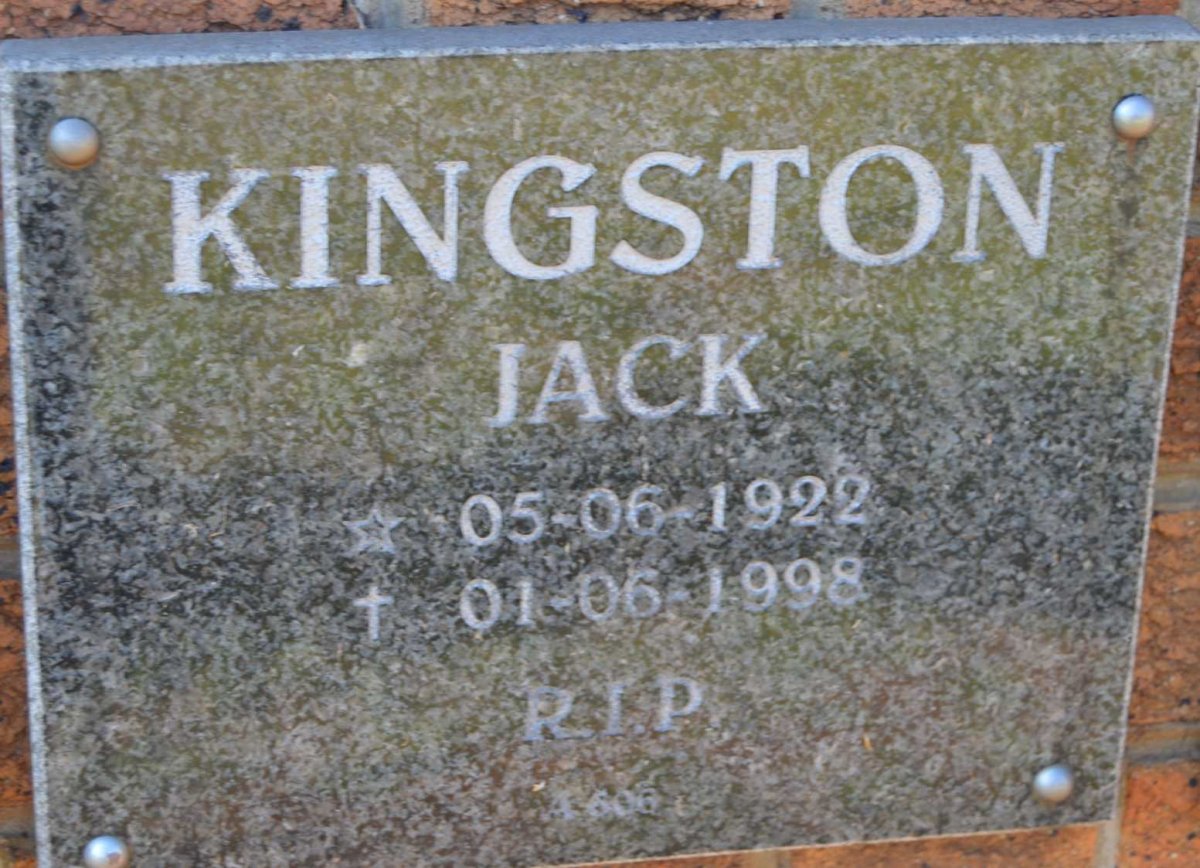 KINGSTON Jack 1922-1998