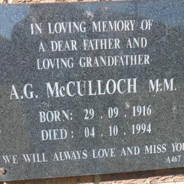 McCULLOCH AG. 1916-1994