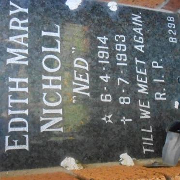 NICHOLL Edith Mary 1914-1993