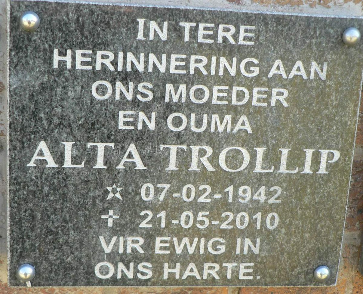 TROLLIP Alta 1942-2010