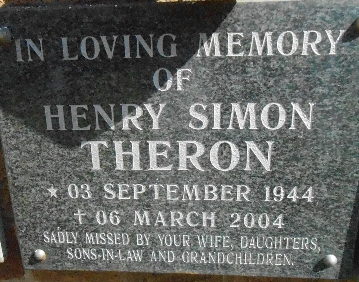 THERON Henry Simon 1944-2004