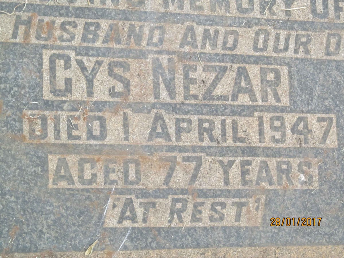 NEZAR Gys -1947