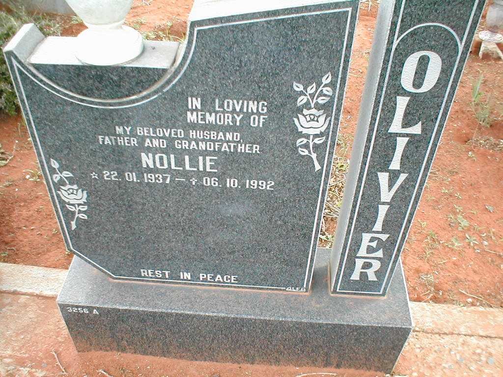 OLIVIER Nollie 1937-1992