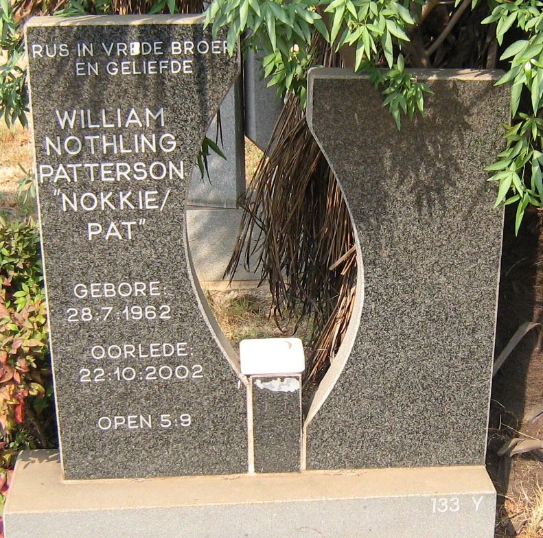 PATTERSON William Nothling 1962-2002