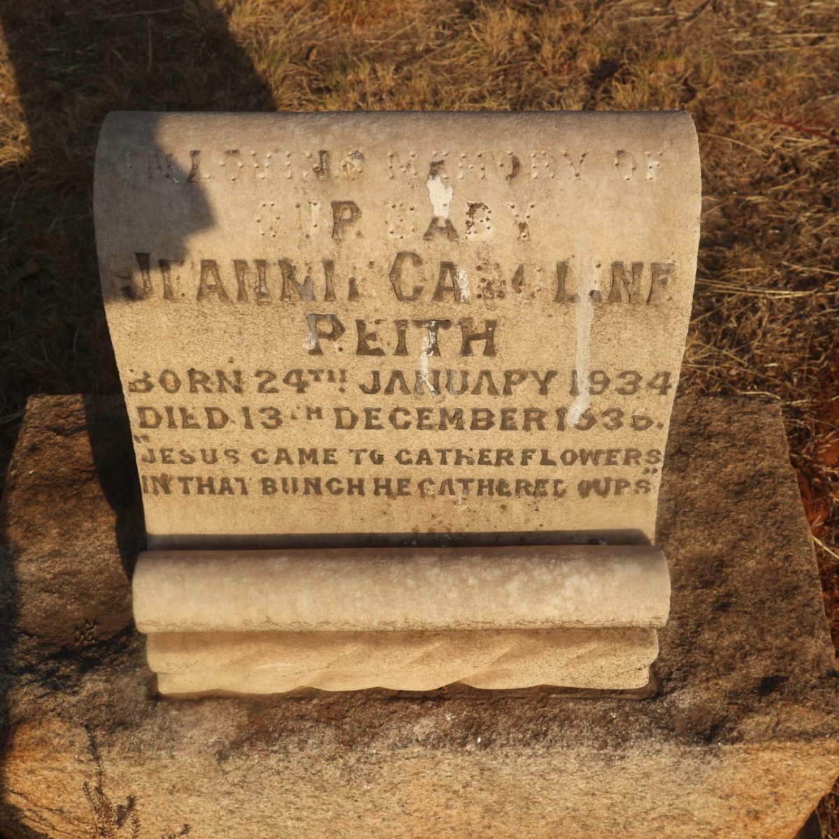 PEITH Jeannie Caroline 1934-1936