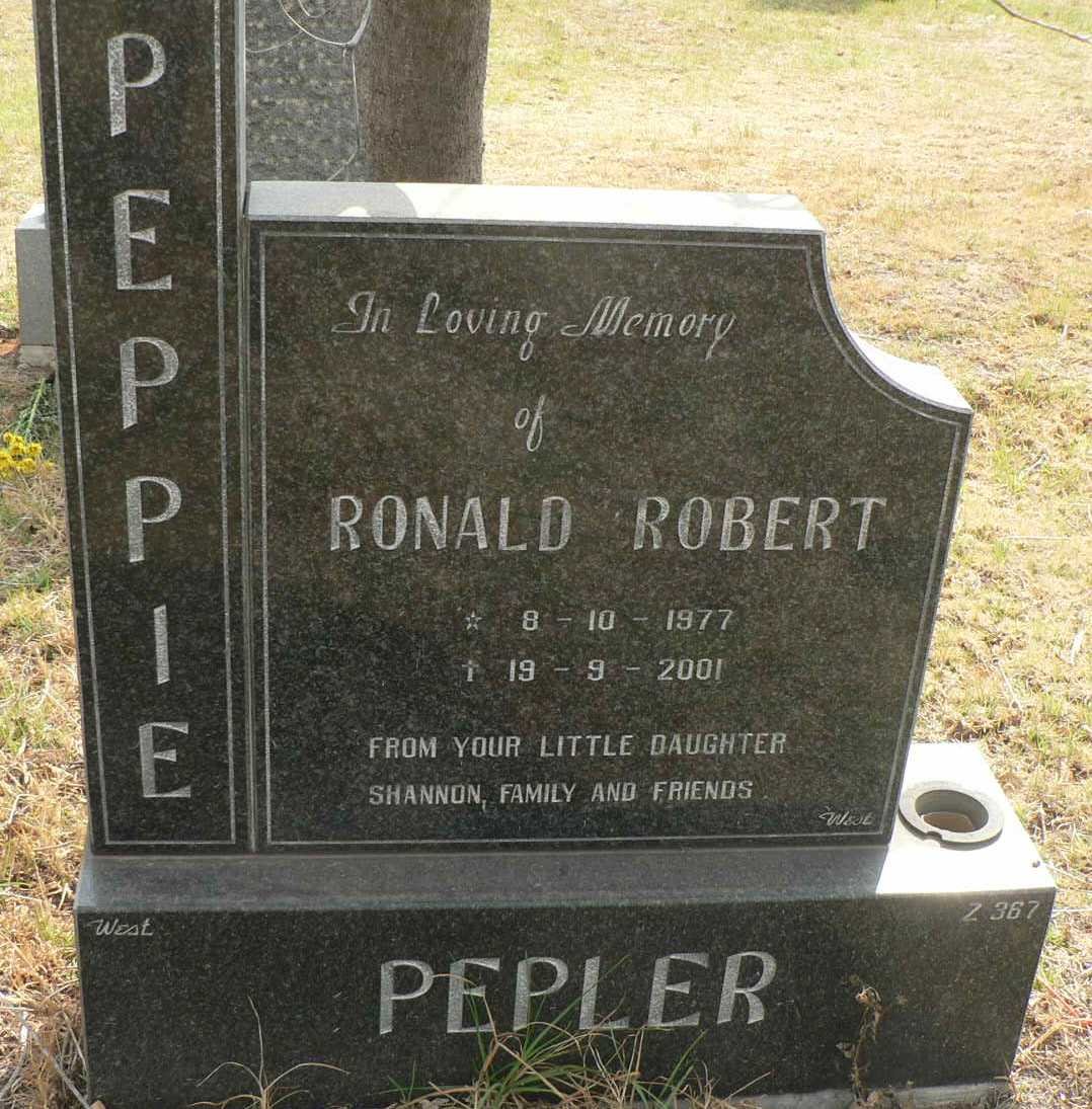 PEPLER Ronald Robert 1977-2001