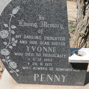 PENNY Yvonne 1952-1971