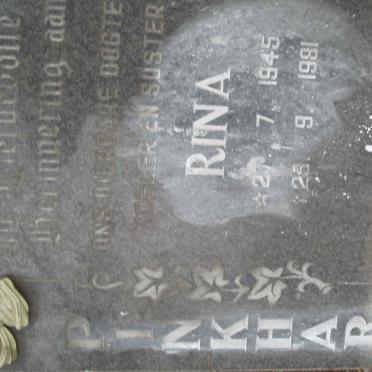 PINKHARD Rina 1945-1981
