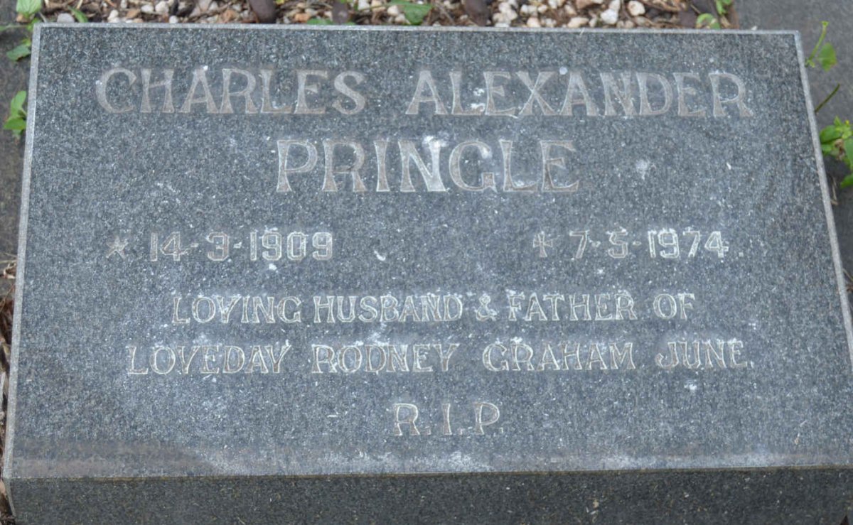 PRINGLE Winnie V. 1900-1932 :: PRINGLE Charles Alexander 1909-1974