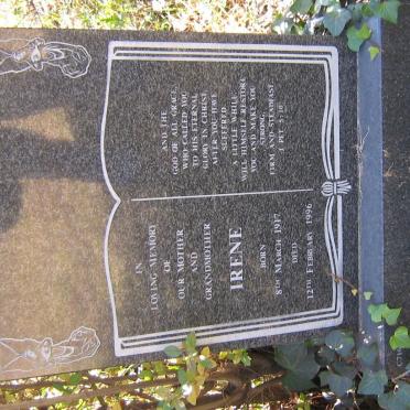PUGSLEY Irene 1917-1996