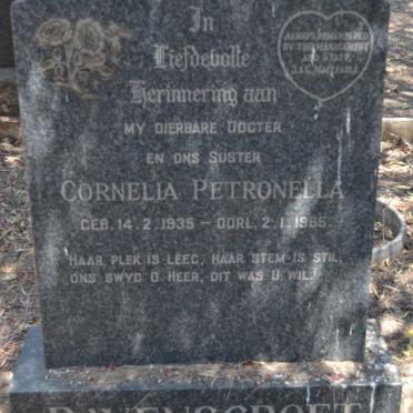 RAVENSCROFT Cornelia Petronella 1935-1965