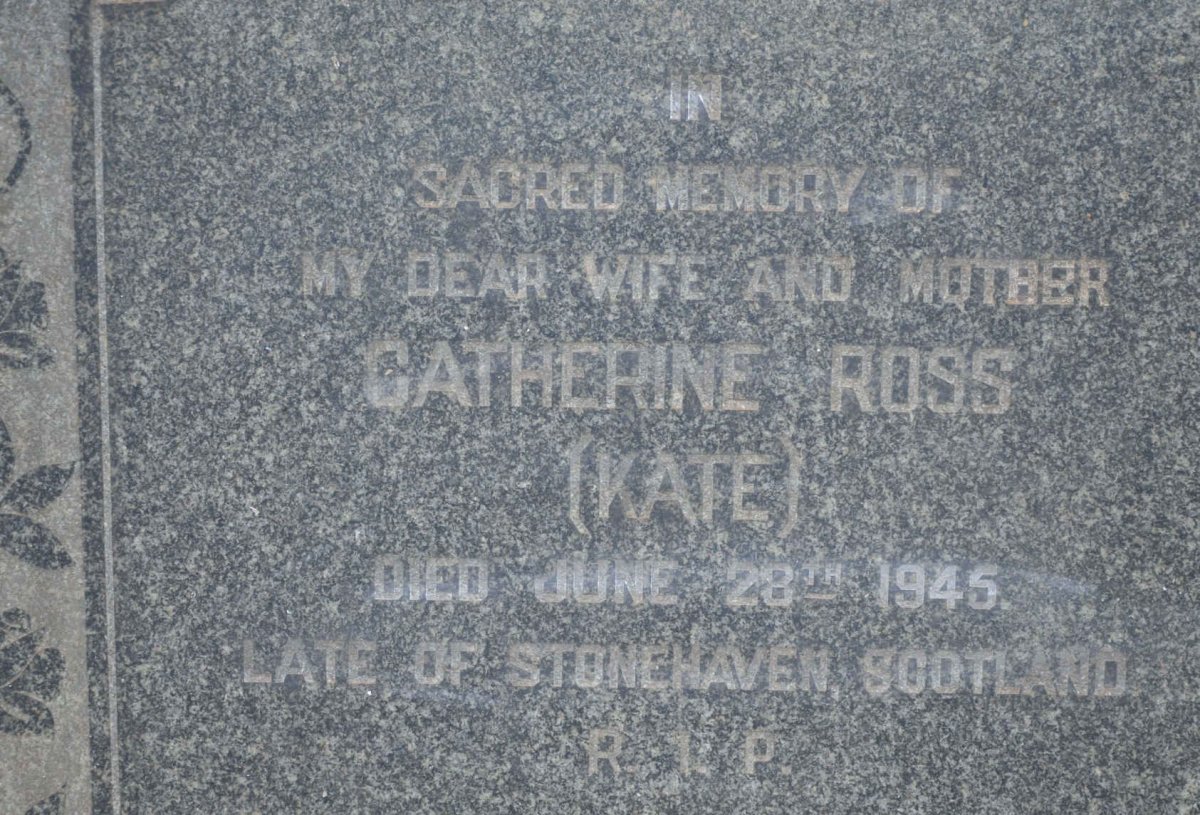 ROSS Catherine -1945