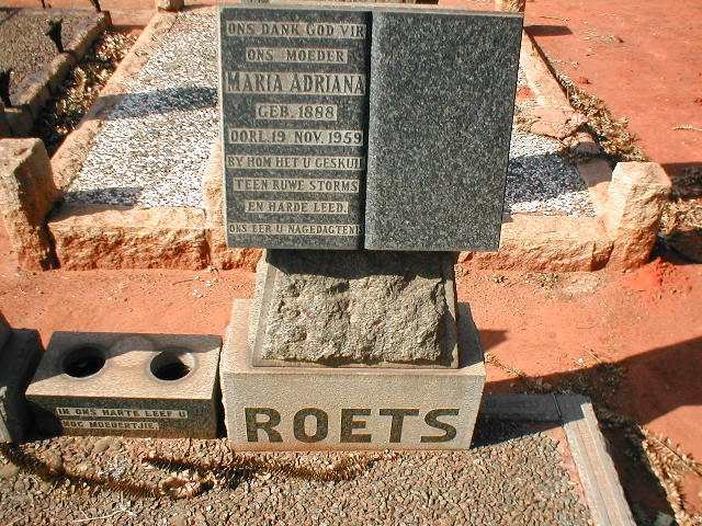 ROETS Maria Adriana 1888-1959