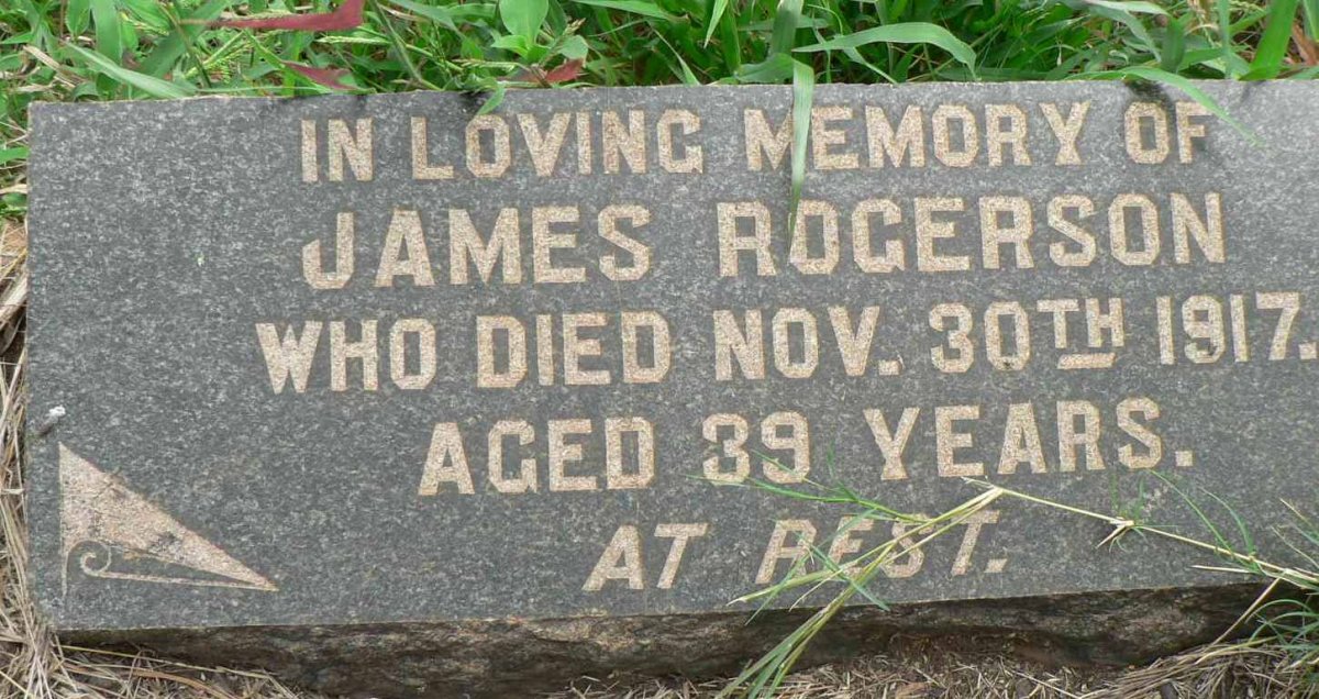 ROGERSON James -1917