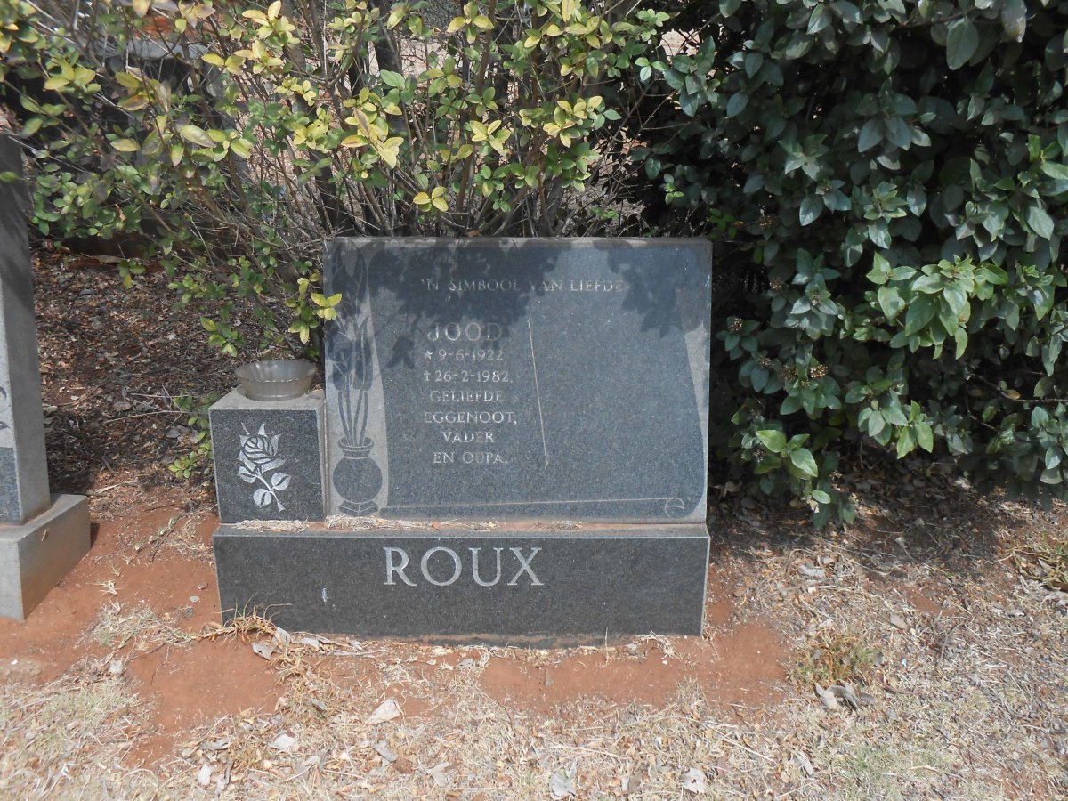 ROUX Jood 1922-1982