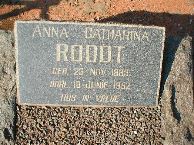 ROODT Anna Catharina 1883-1952