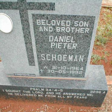 SCHOEMAN Daniel Pieter 1964-1992