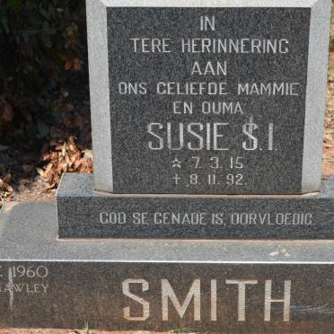 SMITH Suzie S.I. 1915-1992