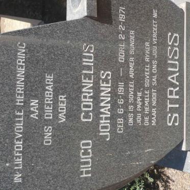 STRAUSS Hugo Cornelius Johannes 1911-1971