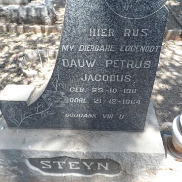 STEYN Dauw Petrus Jacobus 1911-1964