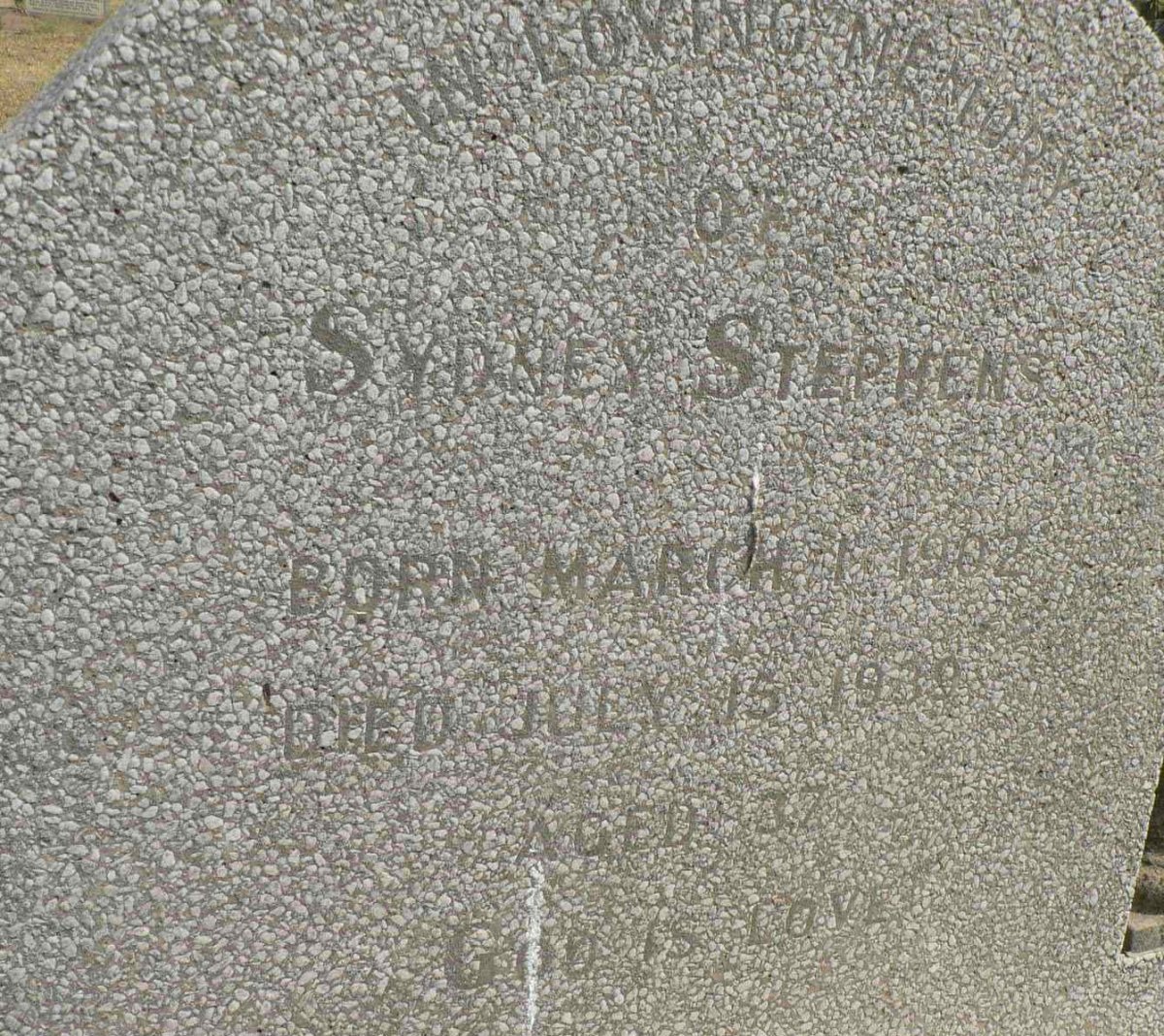 STEPHEN Sydney 1902-1938