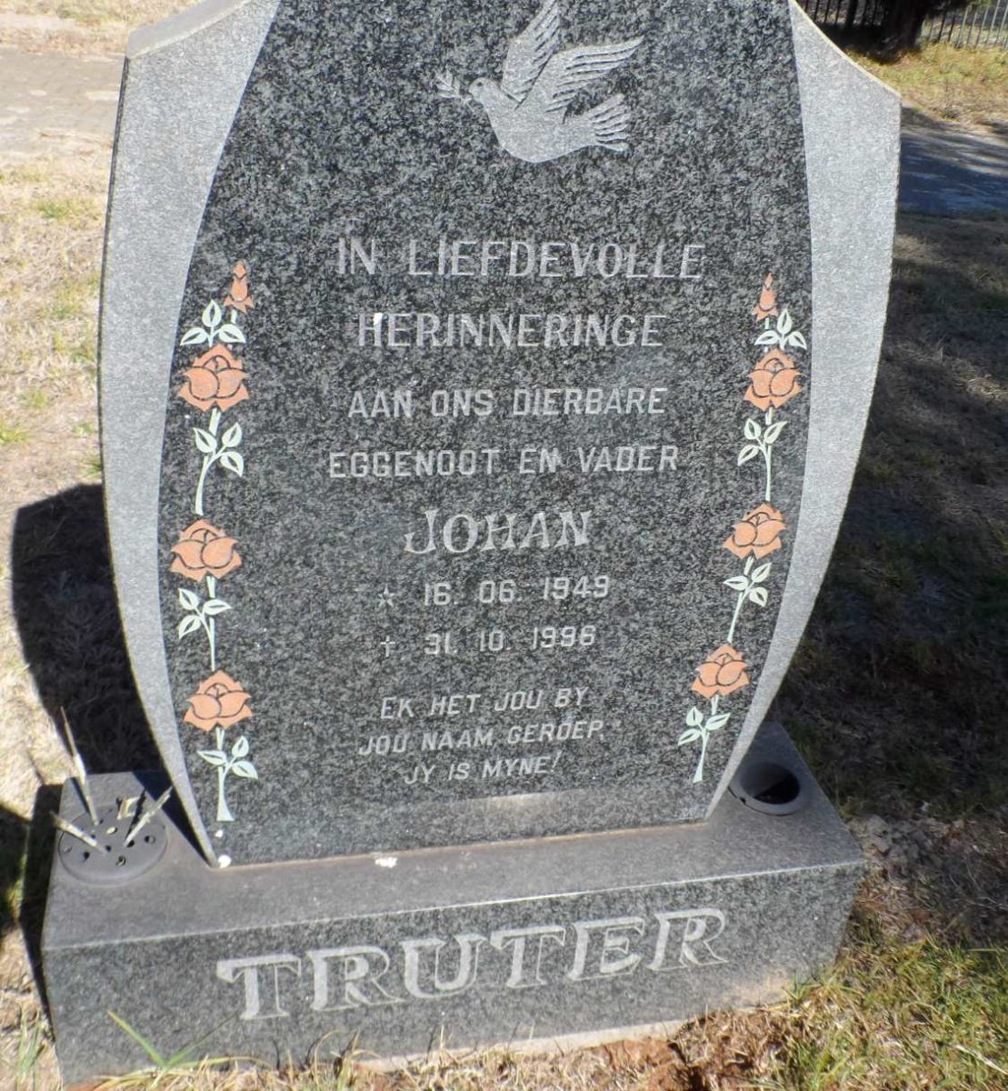 TRUTER Johan 1949-1996