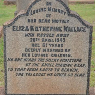 WALLACE Eliza Katherine -1943