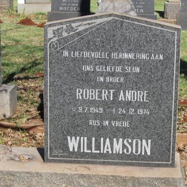 WILLIAMSON Robert Andre 1949-1974
