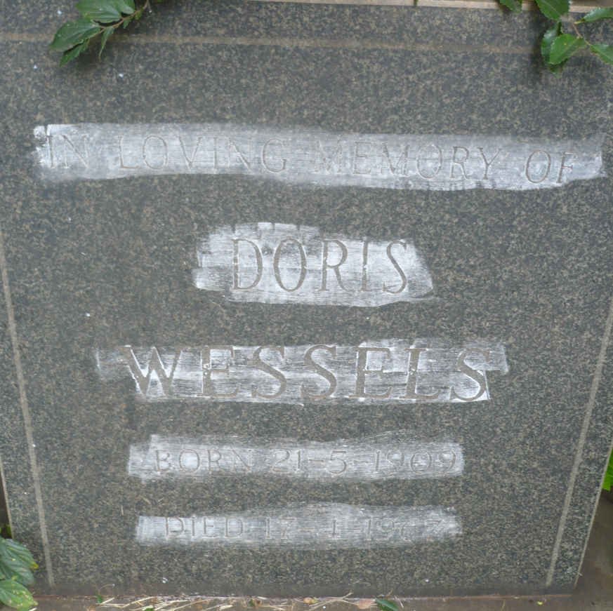 WESSELS Doris 1909-19??