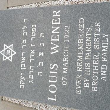 WENER Louis -1922
