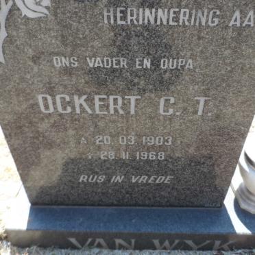 WYK Ockert C.T., van 1903-1968