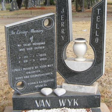 WYK Jerry Tello, van 1929-1963