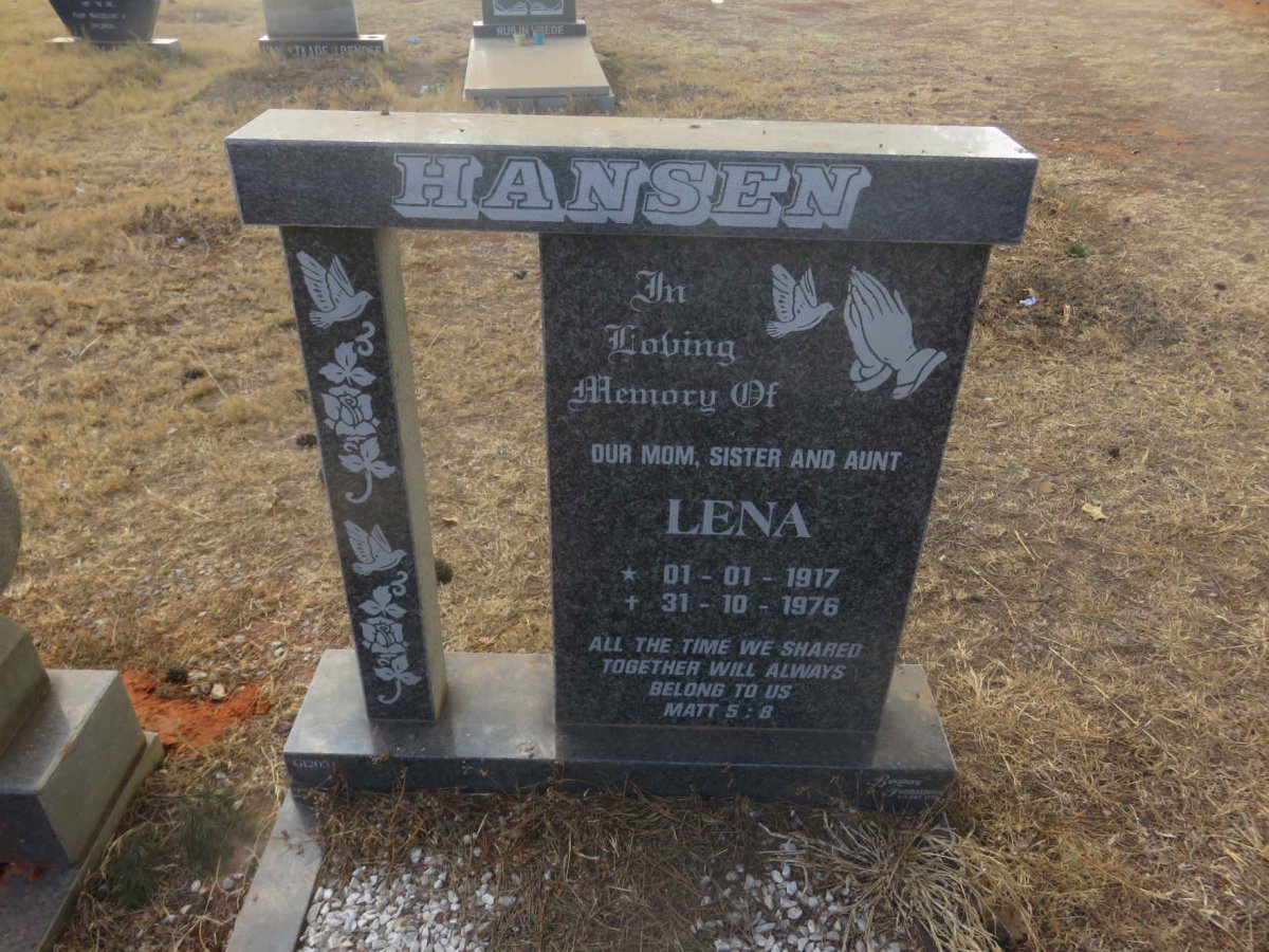 HANSEN Lena 1917-1976