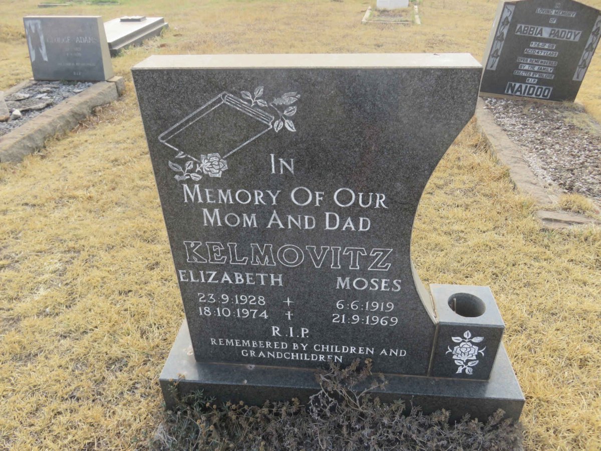KELMOVITZ Moses 1919-1969 &amp; Elizabeth 1928-1974