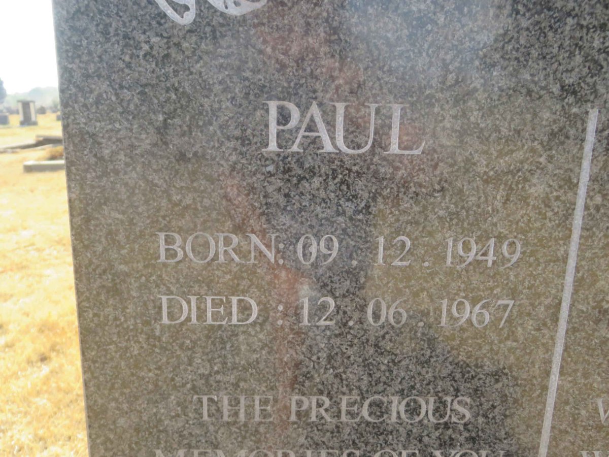 KLEINBOOI Paul 1949-1967 