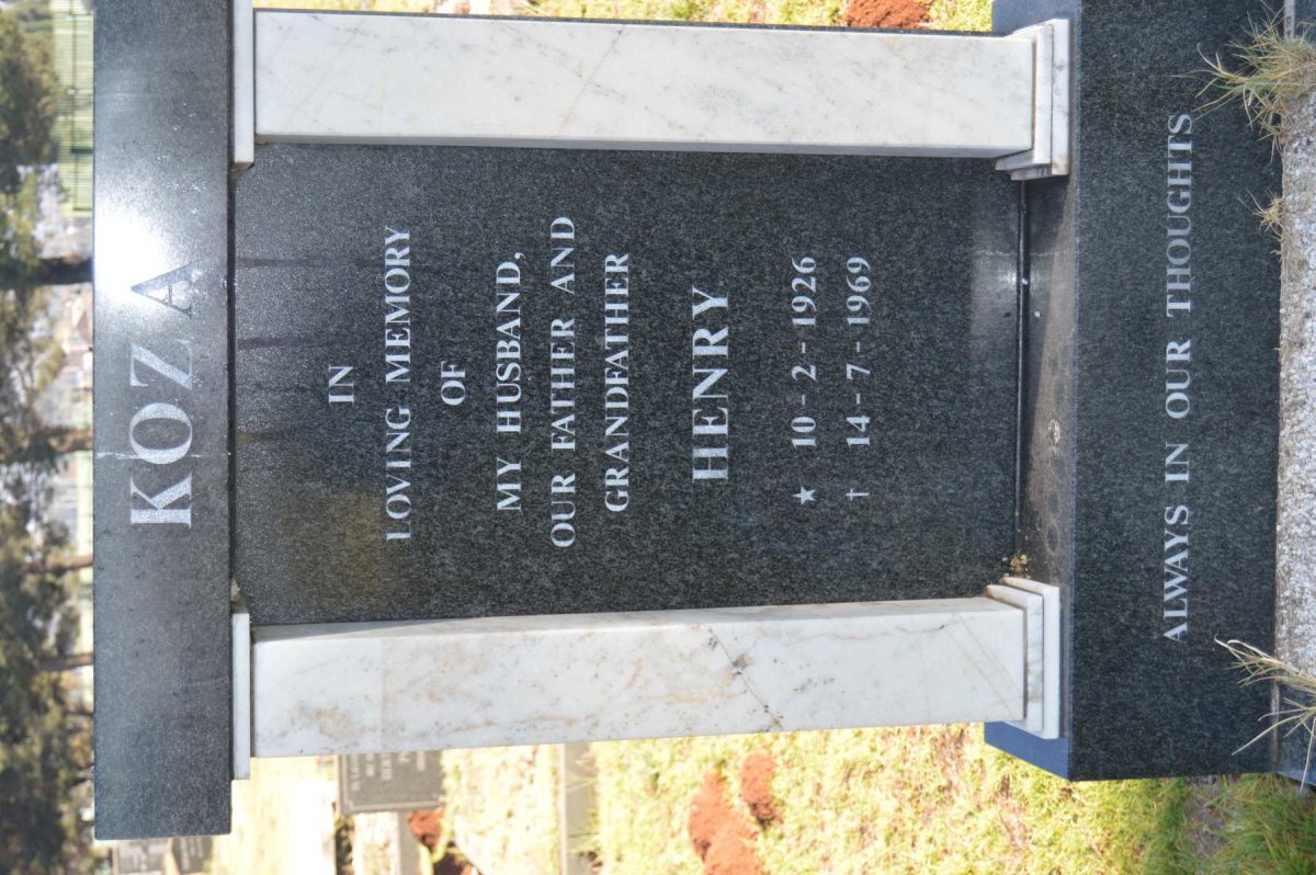 KOZA Henry 1926-1969