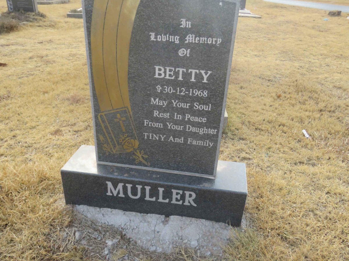 MULLER Betty -1968