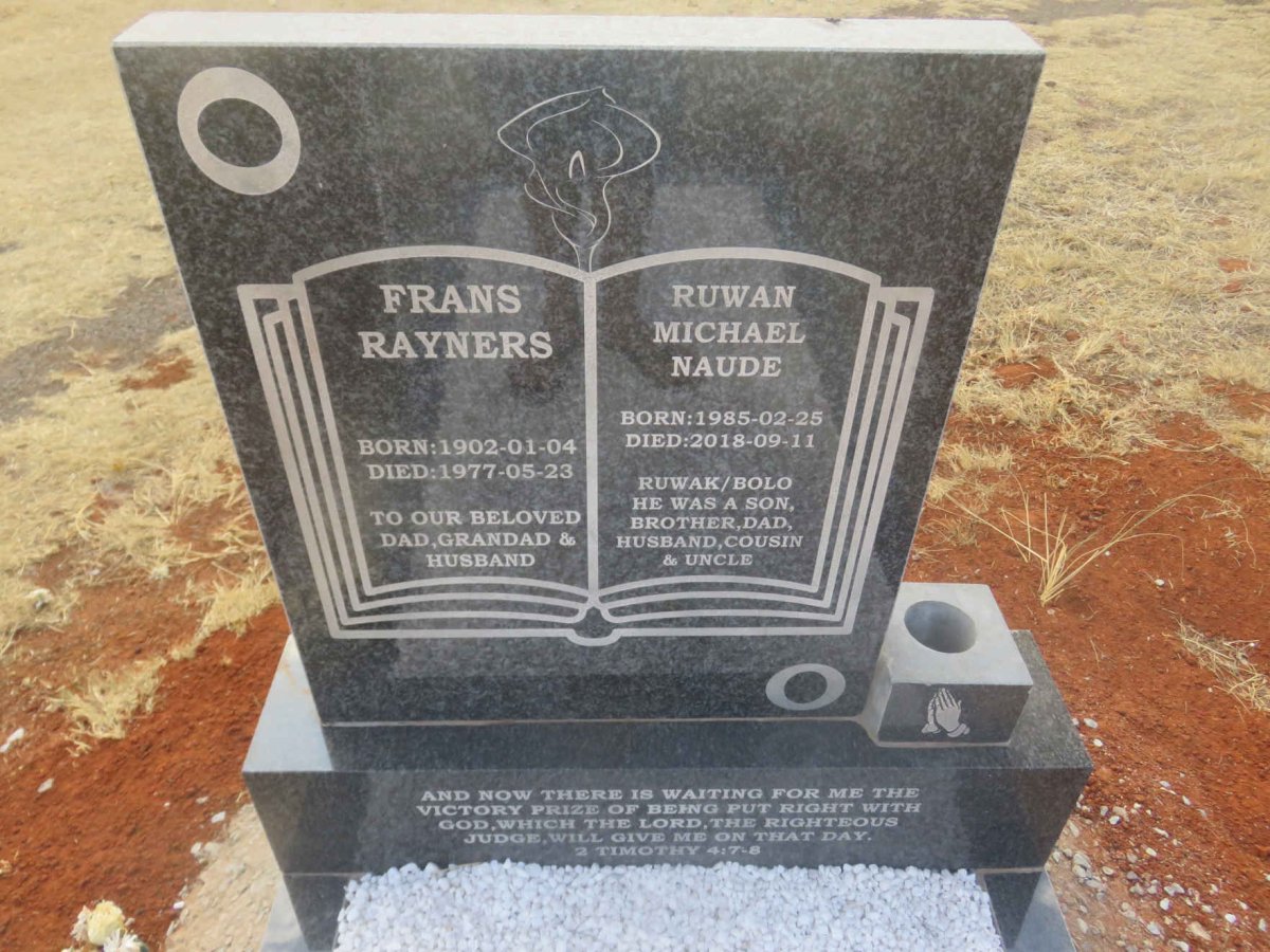 RAYNERS Frans 1902-1977 :: NAUDE Ruwan Michael 1985-2018