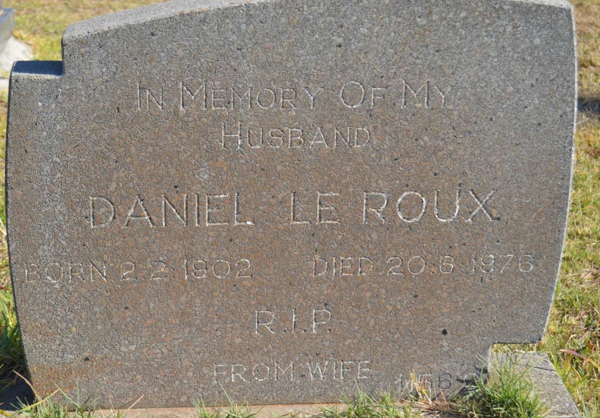 ROUX Daniel, le 1902-1976