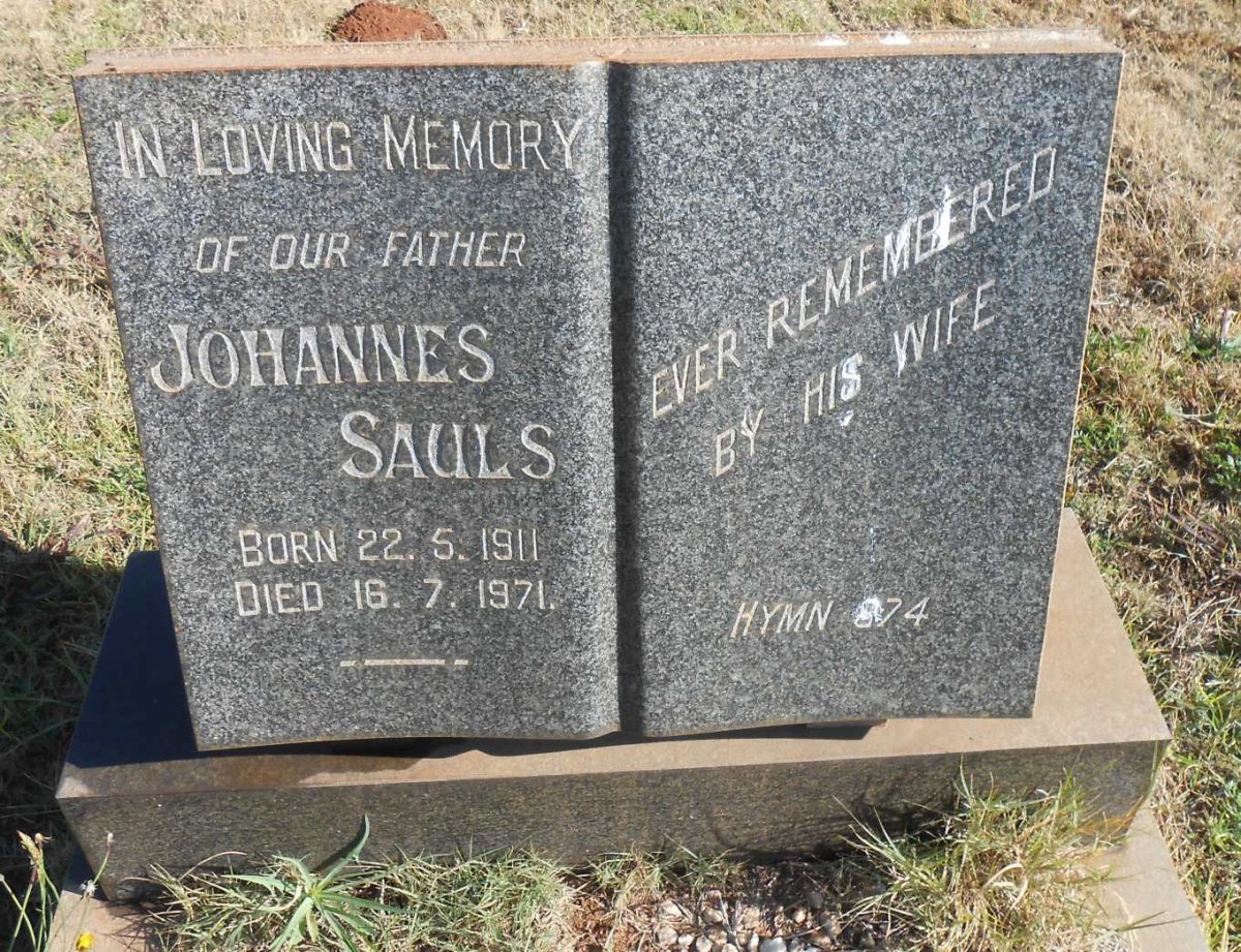 SAULS Johannes 1911-1971