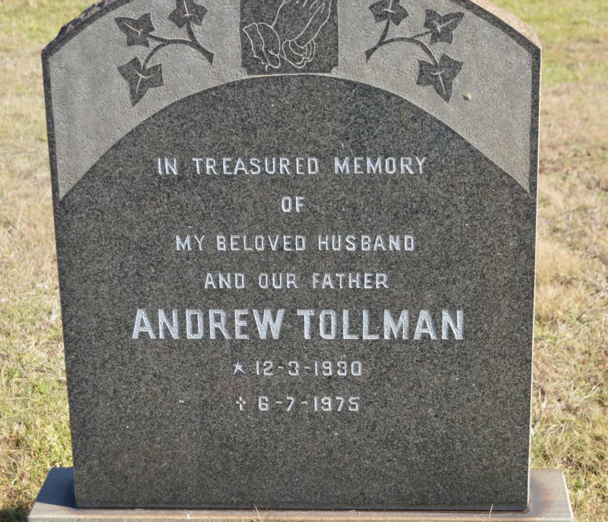 TOLLMAN Andrew 1930-1975