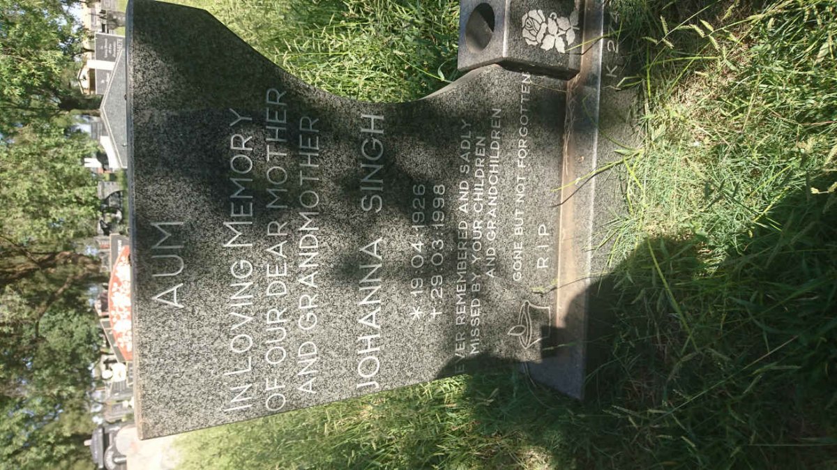 AUM Johanna Singh 1926-1998